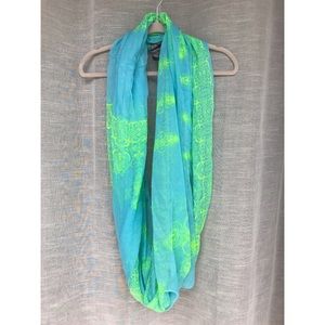 Angie Turquoise Infinity Scarf